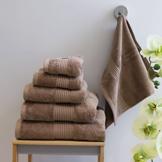 Nova home pretty collection towel, cotton, moka color, 33*33 cm