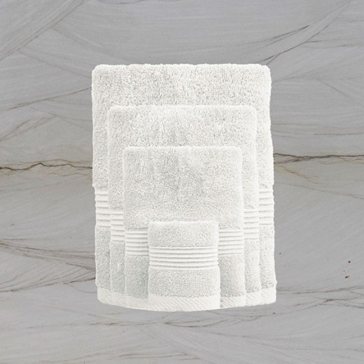 Nova home pretty collection towel, cotton, white color, 33*33 cm