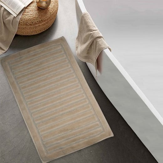 Nova home lines bath mat, cotton, cappuccino color, 70*120 cm