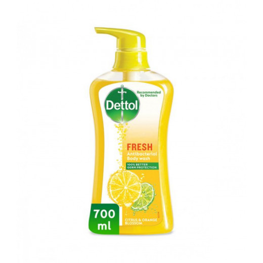 Dettol Fresh Showergel And Bodywash Citrus And Orange Blossom Fragrance, 700ml