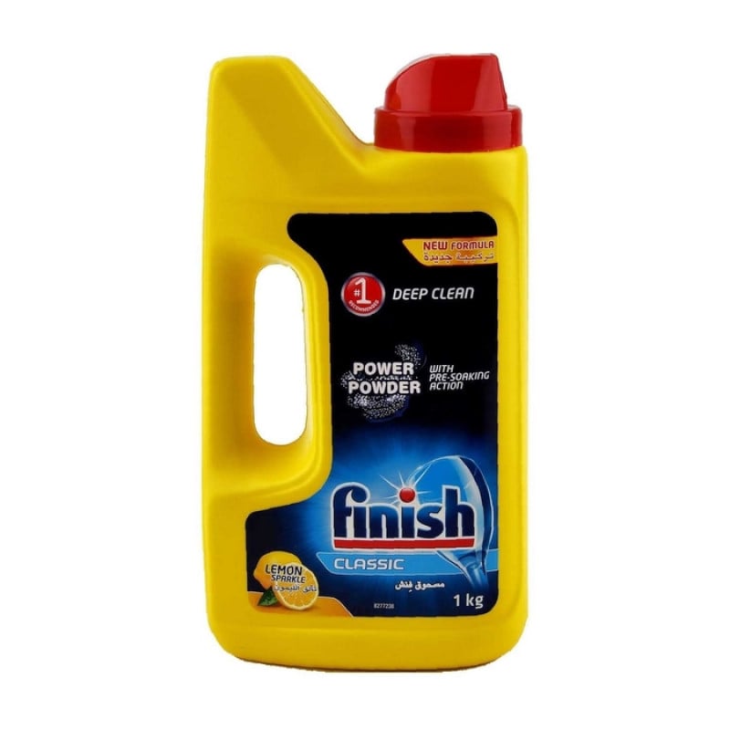 Finish Powder Dishwasher Soap, Lemon Scent, 1 Kg | Kitchen | Cleaning Supplies | Cleaning Liquids & Powders