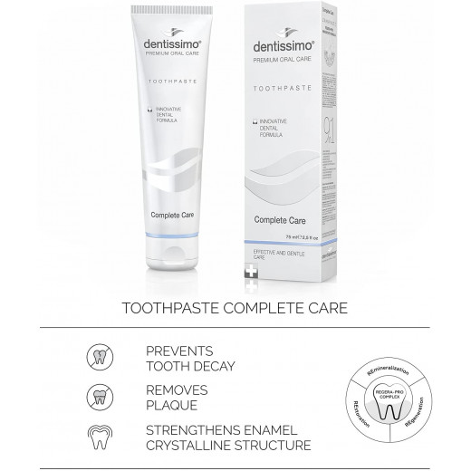 Dentissimo Premium Complete Care Toothpaste, 75ml
