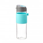 Komax Tea Bottle With Silicone Holder, Light Blue Color, 550 ml