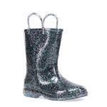 Western Chief Kids Glitter Rain Boots, Multi Color, Size 30