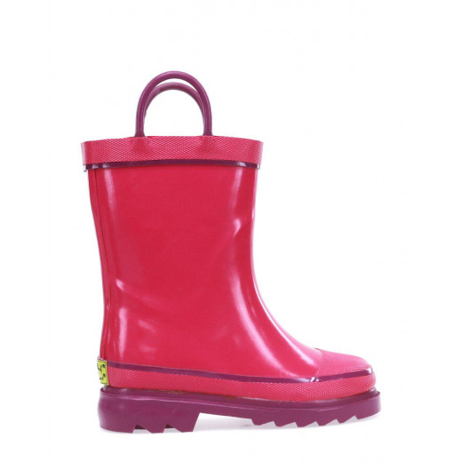 حذاء للمطر باللون الزهري، مقاس 34 من ويسترن شيف