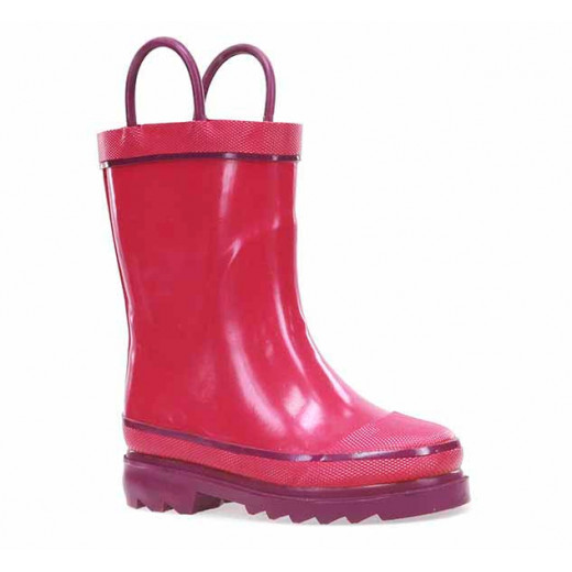 حذاء للمطر باللون الزهري، مقاس 23 من ويسترن شيف