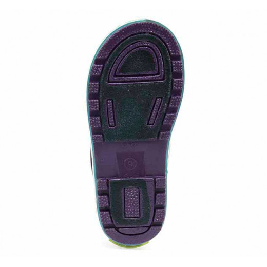 حذاء مطر للأطفال, بتصميم يونيكورن دريمز، باللون الأرجواني، مقاس 32 من ويسترن شيف