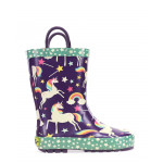 حذاء مطر للأطفال, بتصميم يونيكورن دريمز، باللون الأرجواني، مقاس 36 من ويسترن شيف