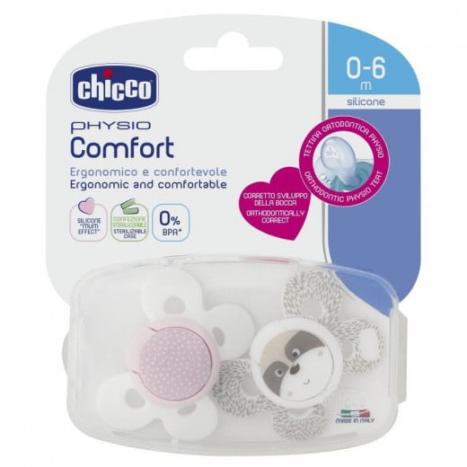 Chicco Physio Comfort Silicone Pacifier 0-6m Girl