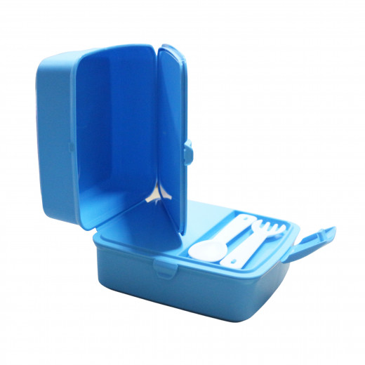 صندوق غذاء فاخر بتصميم الفضاء، باللون الأزرق ، 1.4 لتر من هوبي لايف