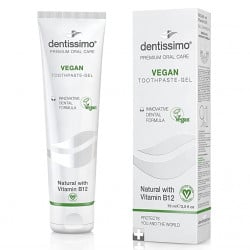 Dentissimo Premium Vegan with Vitamin B12 Toothpaste Gel, 75 Ml