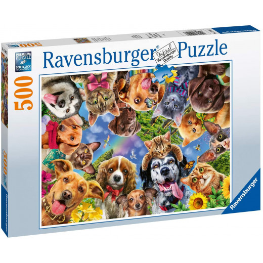 Ravensburger Puzzle Our Favorites Pets, 500 Pieces