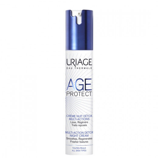 Uriage Age Lift Detox Night Cream, 40 Gram