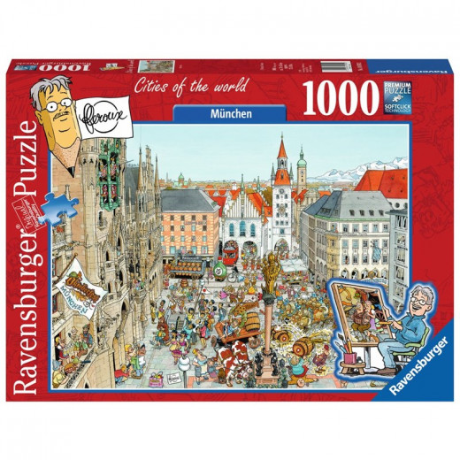 Ravensburger Puzzle Cities of the World Munchen, 1000 Pieces
