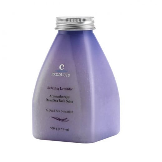 C-Products Relaxing Lavender Bath Salt, 500 Gram
