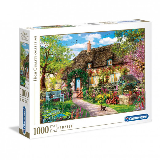 Clementoni Puzzle, The Old Cottage Garden Design, 1000 Pieces