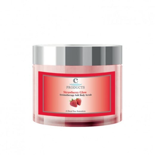 C-Products Strawberry Glow,Aromatherapy Body Scrub, 400 Gram