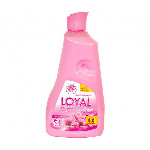 Loyal concentrated Fabric Softener , Pink 1500 ML