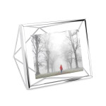 Umbra square photo frame, silver 4*6 cm