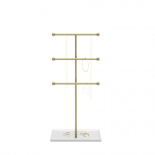 Umbra Jewelry Stand, Gold Color