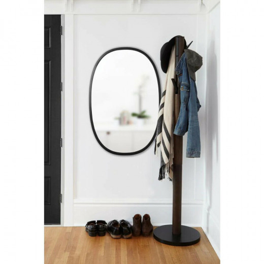 Umbra oval wall mirror, black