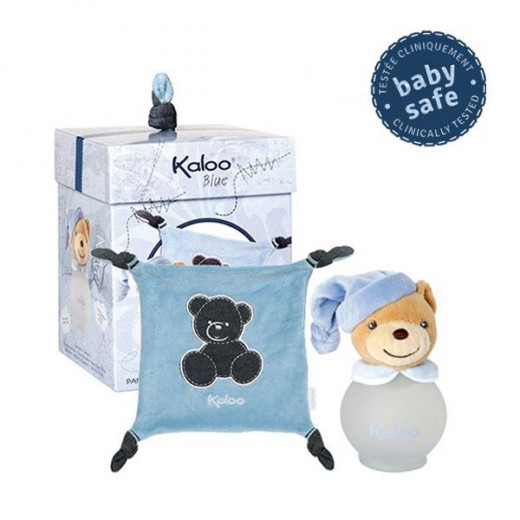 Kaloo Doudou Set and Scented Water, Blue Color, 100 Ml