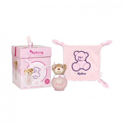 Kaloo Lilirose Doudou Set and Scented Water, Pink Color, 100 Ml