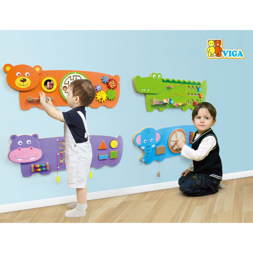 Viga Wall Toy, Crocodile Design