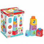 Dede Baby Square Tower, 10 Pieces