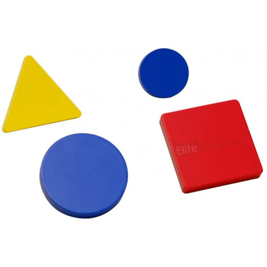 Edu Fun Montessori Toys  Puzzle set, Square Shape, Red Color