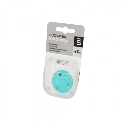 Suavinex Soother Clip the Basics, Green Color