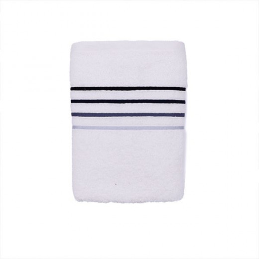 Nova home carlyle  jacquard towel, white color, 50x90 size