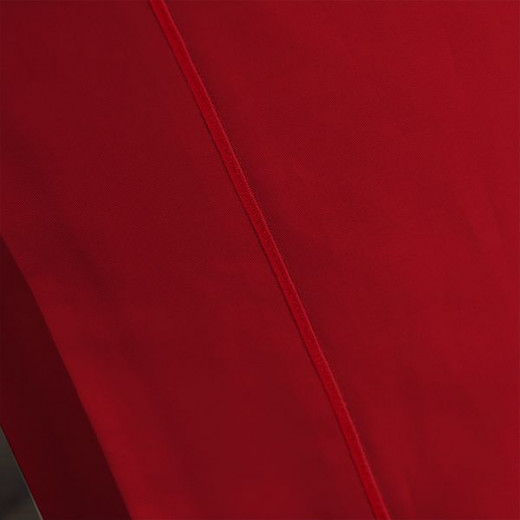 طقم شرشف مطاط بتصميم سادة, قطن, باللون الأحمر, حجم مفرد ونص, 3 قطع من فيلدكريست