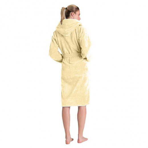 Cannon plain bathrobe, cotton, yellow color