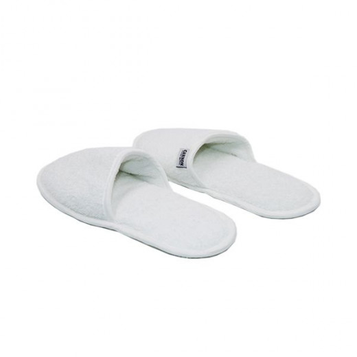 Cannon bath slippers, white color