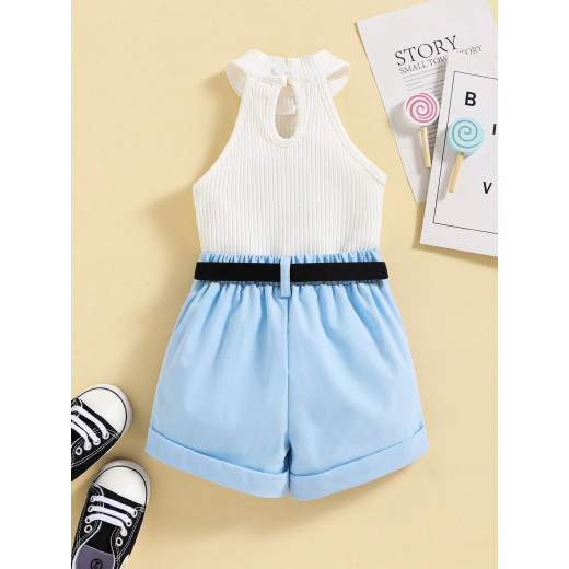 Baby Halter Top & Belted Shorts