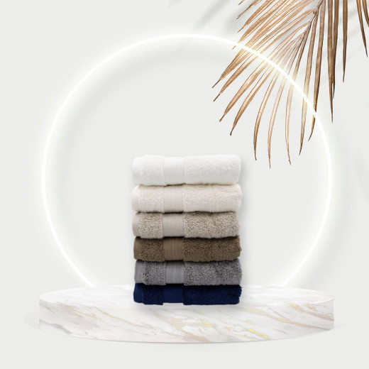 Nova Home Premium Collection Towel, Grey Color, 40 x 60 Cm