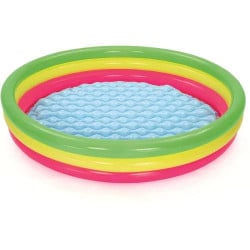 بركة سباحة للاطفال 3 حلقات, بألوان متعددة من بيست واي