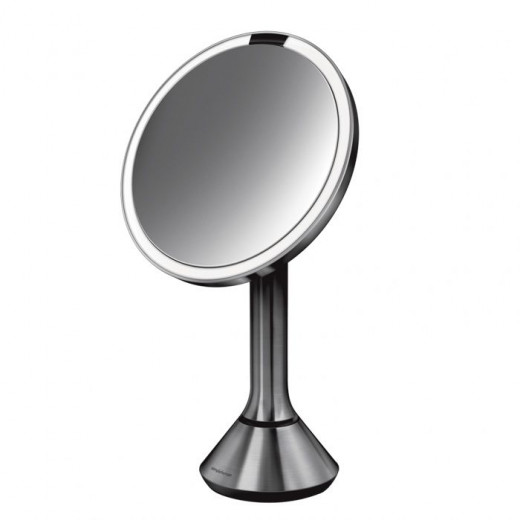 Simplehuman stainless steel sensor mirror, brushed, 20 cm