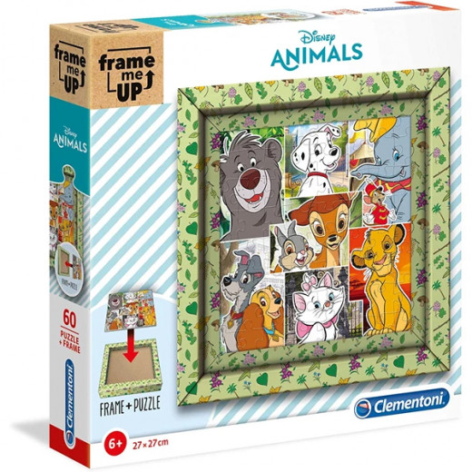 لعبة الأحجية مع الإطار بتصميم حيوانات ديزني, 60 قطعة من كليمنتوني