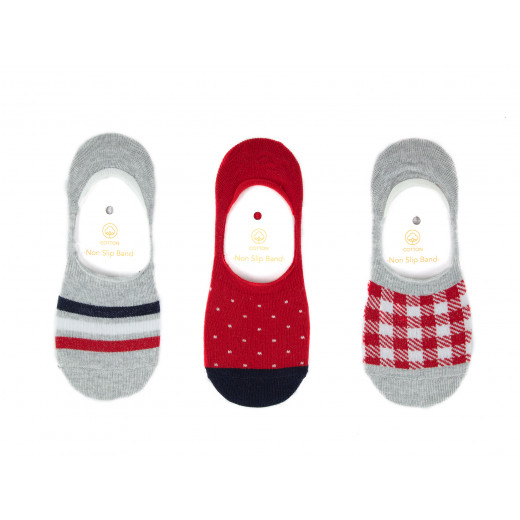 Madame Coco Anne İnvisibles Socks For Women, 3 Pairs