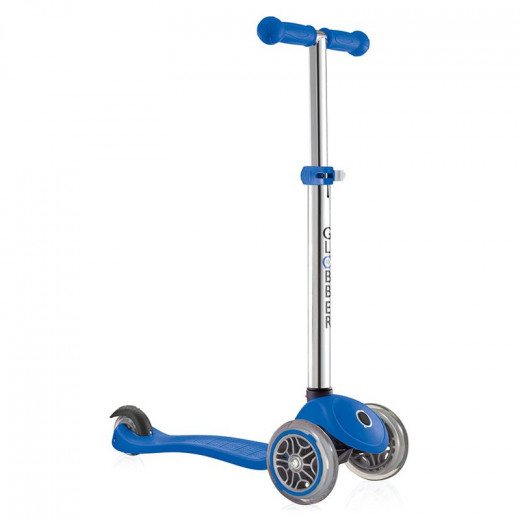 سكوتر بريمو 3 عجلات قابل للطي، باللون الأزرق من جلوبر