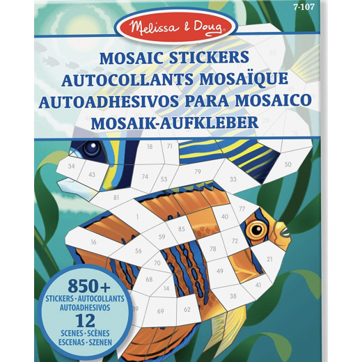 Melissa & Doug Mosaic Sticker Pad, Ocean Design