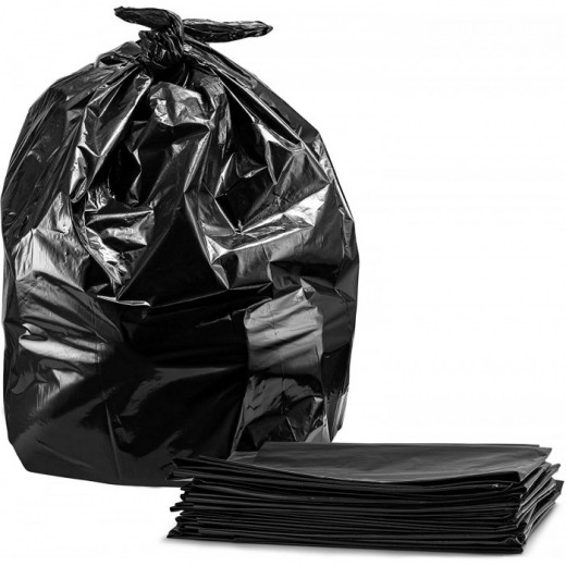 Marwa Trash Bags, Black Color, 70 x 90 Cm, 10 Bags, 5 Pieces
