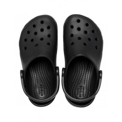 Crocs Classic Clogs, Black Color, Size 34-35