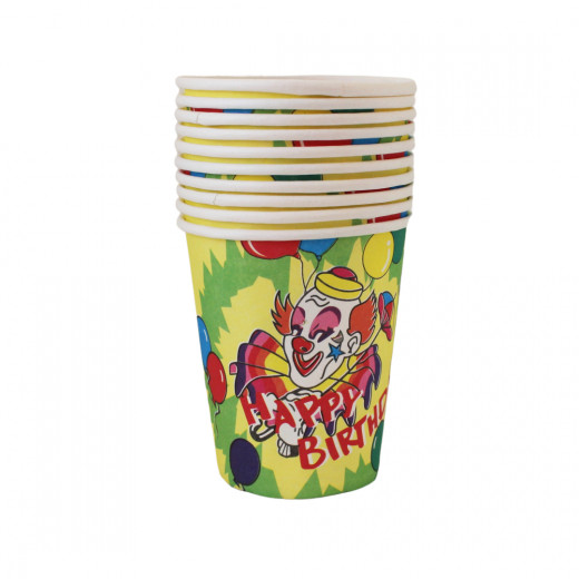 Disposable Paper Cups, Yellow Color Design