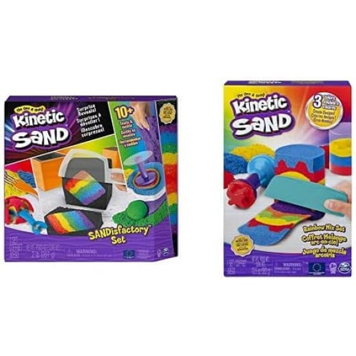 Spin Master Kinetic Sand Sandisfactory Set with 2lbs