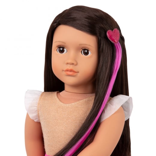 Our Generation Regular Doll, Amora And Accessories, Gift Set