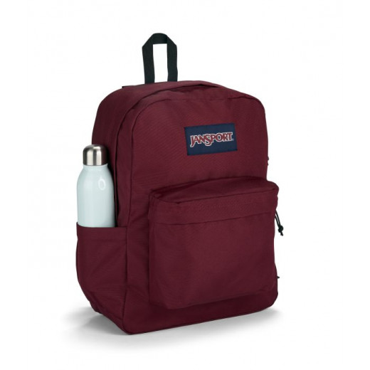 JanSport Superbreak Plus Backpack, Dark Red Color