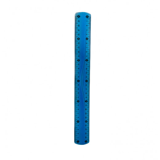 Flexible Ruler, Blue Color, 30 Cm